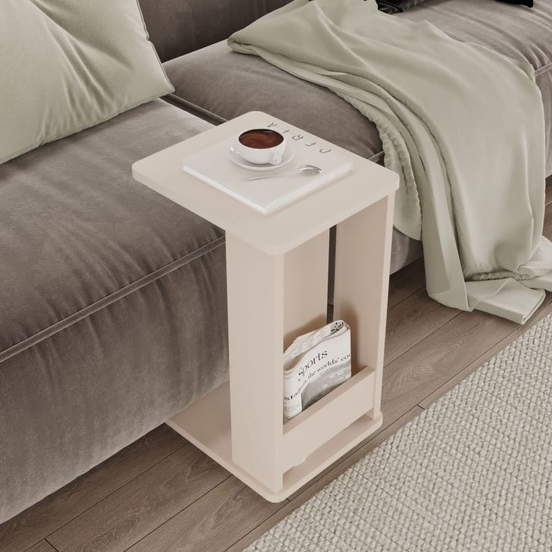 Solven sivupöytä 32x42x55 cm - Hiekka - Huonekalut - Pöytä & ruokailuryhmä - Apupöytä & sivupöytä - Tarjotinpöytä & pikkupöytä