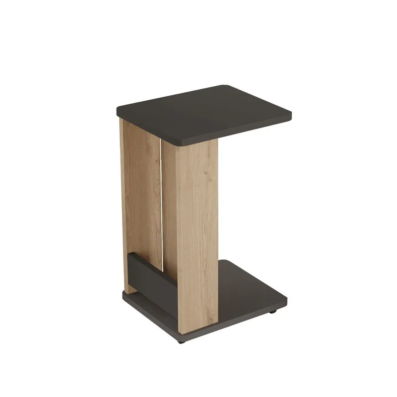 Solven sivupöytä 32x42x55 cm, Oak ja Anthracite