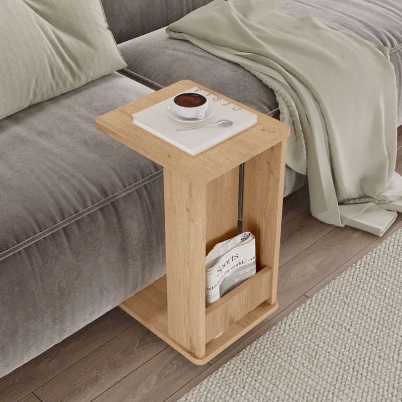 Solven sivupöytä 32x42x55 cm - Tammi - Huonekalut - Pöytä & ruokailuryhmä - Apupöytä & sivupöytä - Tarjotinpöytä & pikkupöytä