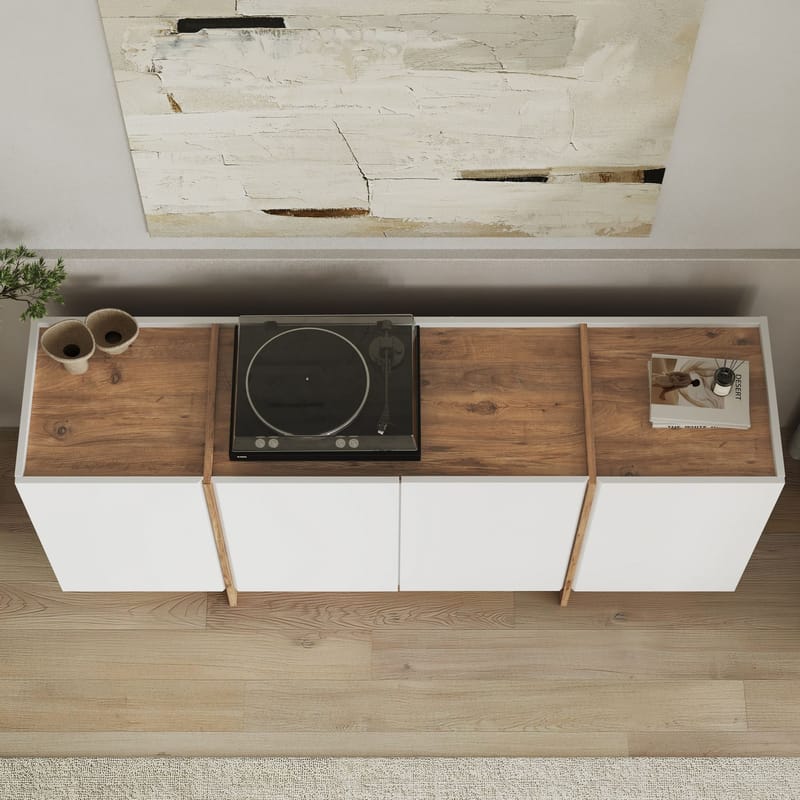 Sorlan Konsolipöytä 180 cm - valkoinen, Atlantic Pine - Huonekalut - Pöytä & ruokailuryhmä - Apupöytä & sivupöytä - Eteispöytä