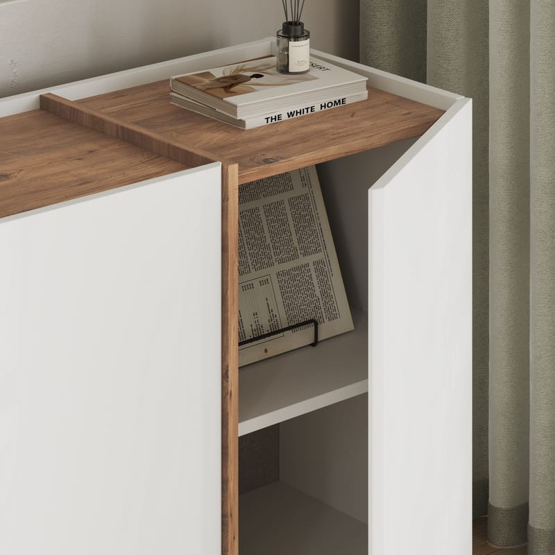 Sorlan Konsolipöytä 180 cm - valkoinen, Atlantic Pine - Huonekalut - Pöytä & ruokailuryhmä - Apupöytä & sivupöytä - Eteispöytä