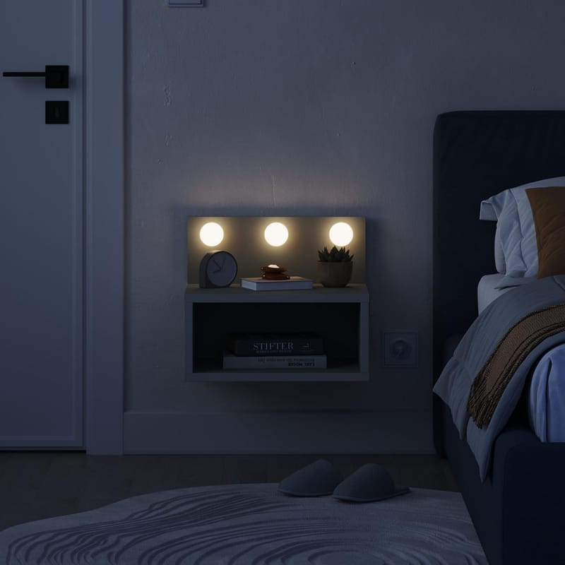 Sumira Yöpöytä 40 cm - Ash Green - Huonekalut - Pöytä & ruokailuryhmä - Apupöytä & sivupöytä - Yöpöytä