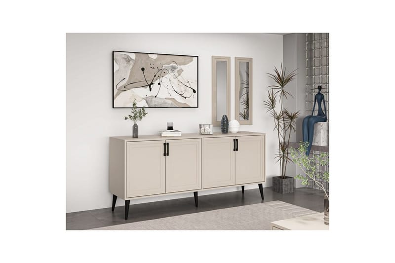 Syrri Konsolipöytä 180 cm - Hiekkakivi - Huonekalut - Pöytä & ruokailuryhmä - Apupöytä & sivupöytä - Konsolipöytä