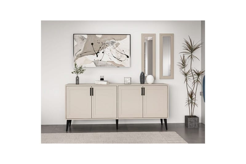 Syrri Konsolipöytä 180 cm - Hiekkakivi - Huonekalut - Pöytä & ruokailuryhmä - Apupöytä & sivupöytä - Konsolipöytä