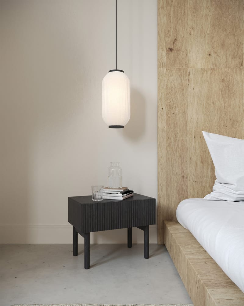 Takayo Yöpöytä 50 cm - Musta - Huonekalut - Pöyt ä & ruokailuryhmä - Apupöytä & sivupöytä - Yöpöytä