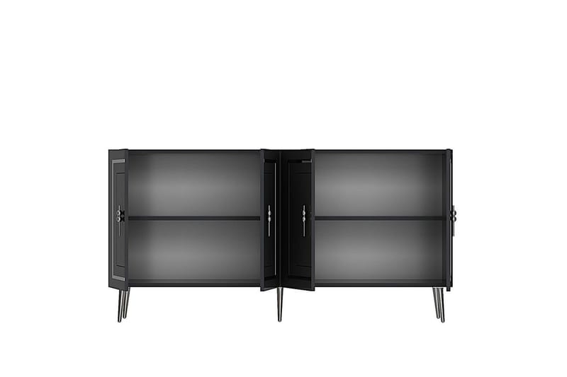 Talon Konsolipöytä 150 cm - Antrasiitti/Hopea - Huonekalut - Pöytä & ruokailuryhmä - Apupöytä & sivupöytä - Konsolipöytä