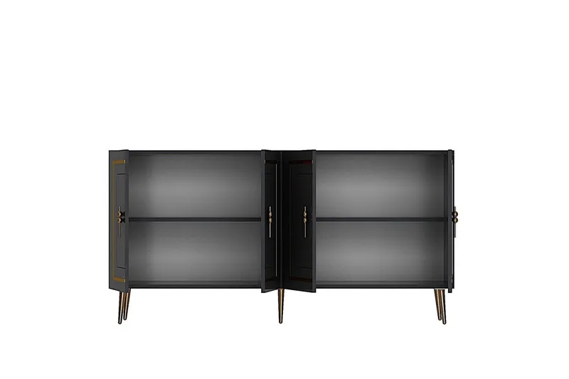 Talon Konsolipöytä 150 cm - Antrasiitti/Keltainend - Huonekalut - Pöytä & ruokailuryhmä - Apupöytä & sivupöytä - Konsolipöytä