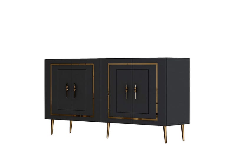 Talon Konsolipöytä 150 cm - Antrasiitti/Keltainend - Huonekalut - Pöytä & ruokailuryhmä - Apupöytä & sivupöytä - Konsolipöytä