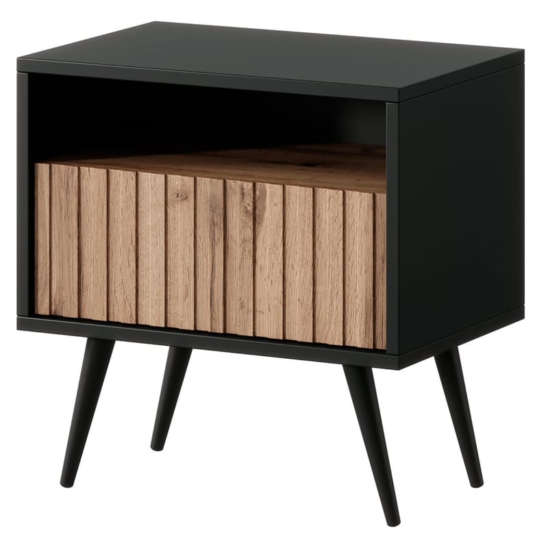 Tapas Yöpöytä 48 cm - Musta - Huonekalut - Pöytä & ruokailuryhmä - Apupöytä & sivupöytä - Yöpöytä