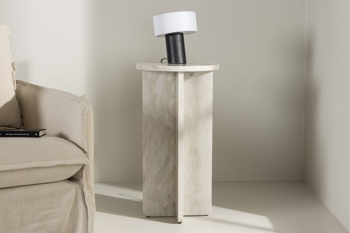 Ålesund Sivupöytä 50 cm Beige - Venture Home - Tarjotinpöytä & pikkupöytä - Lamppupöytä