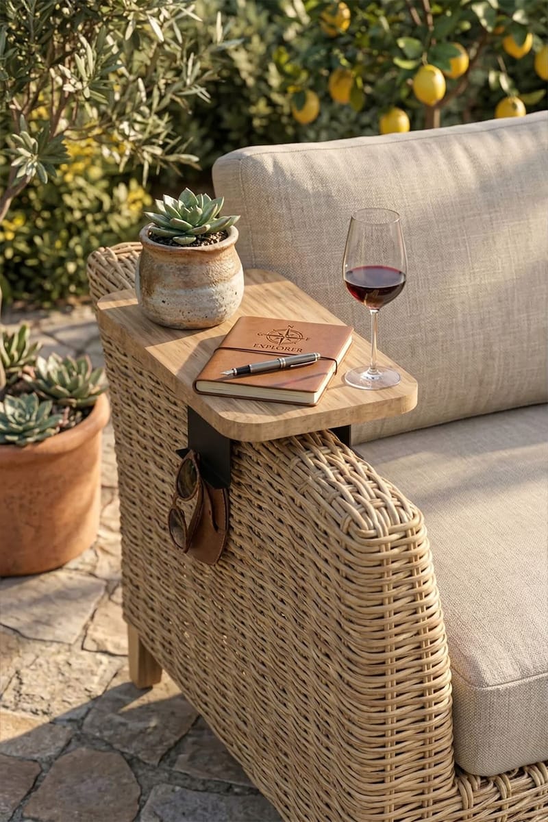 Armrest Table Homitis - Huonekalut - Pöytä & ruokailuryhmä - Apupöytä & sivupöytä - Tarjotinpöytä & pikkupöytä