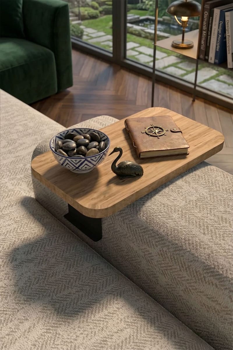 Armrest Table Homitis - Huonekalut - Pöytä & ruokailuryhmä - Apupöytä & sivupöytä - Tarjotinpöytä & pikkupöytä