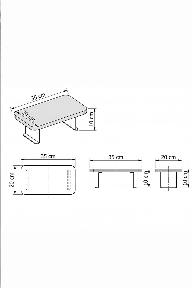 Armrest Table Homitis - Huonekalut - Pöytä & ruokailuryhmä - Apupöytä & sivupöytä - Tarjotinpöytä & pikkupöytä