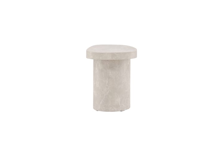 Båstad Sivupöytä 50x30 cm Vaaleanharmaa - Venture Home - Tarjotinpöytä & pikkupöytä - Lamppupöytä