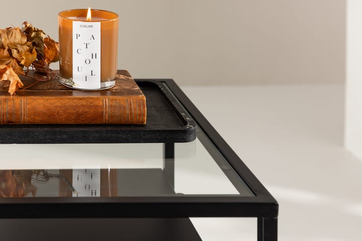 Fortaleza Sivupöytä 40x40 cm Musta - Venture Home - Tarjotinpöytä & pikkupöytä - Lamppupöytä