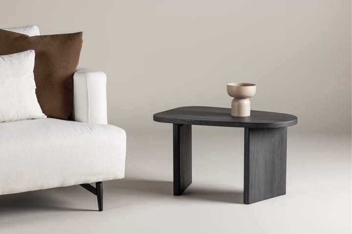 Grönvik Sivupöytä 70x45 cm Musta - Venture Home - Tarjotinpöytä & pikkupöytä - Lamppupöytä