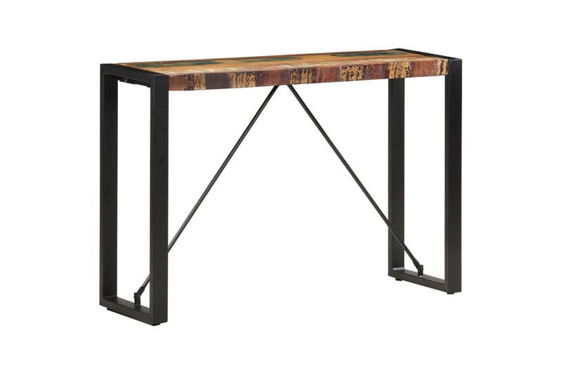 Konsolipöytä 110x35x76 cm täysi kierrätetty puu - Ruskea - Huonekalut - Pöytä & ruokailuryhmä - Apupöytä & sivupöytä - Tarjotinpöytä & pikkupöytä