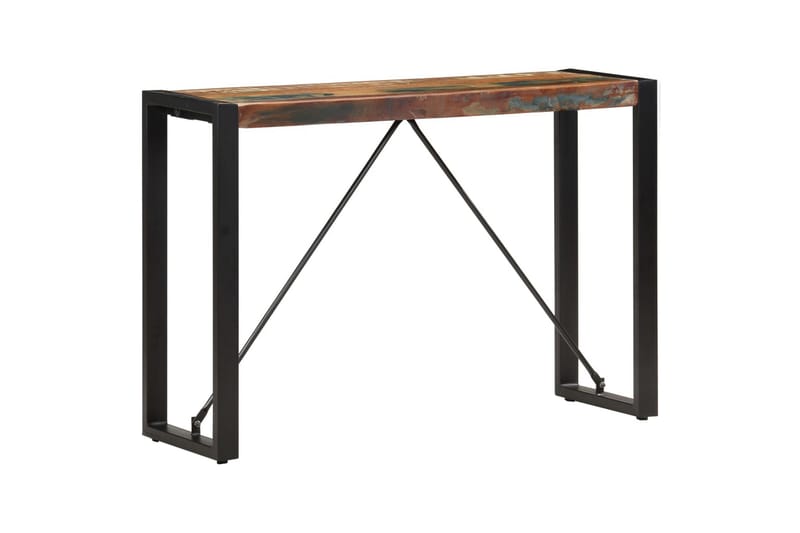 Konsolipöytä 110x35x76 cm täysi kierrätetty puu - Ruskea - Huonekalut - Pöytä & ruokailuryhmä - Apupöytä & sivupöytä - Tarjotinpöytä & pikkupöytä