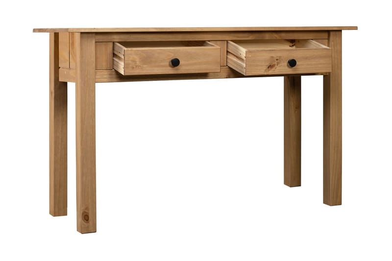 Konsolipöytä 110x40x72 cm täysi mänty Panama-sarja - Ruskea - Huonekalut - Pöytä & ruokailuryhmä - Apupöytä & sivupöytä - Tarjotinpöytä & pikkupöytä