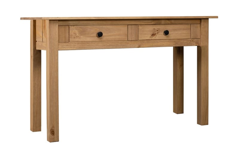 Konsolipöytä 110x40x72 cm täysi mänty Panama-sarja - Ruskea - Huonekalut - Pöytä & ruokailuryhmä - Apupöytä & sivupöytä - Tarjotinpöytä & pikkupöytä