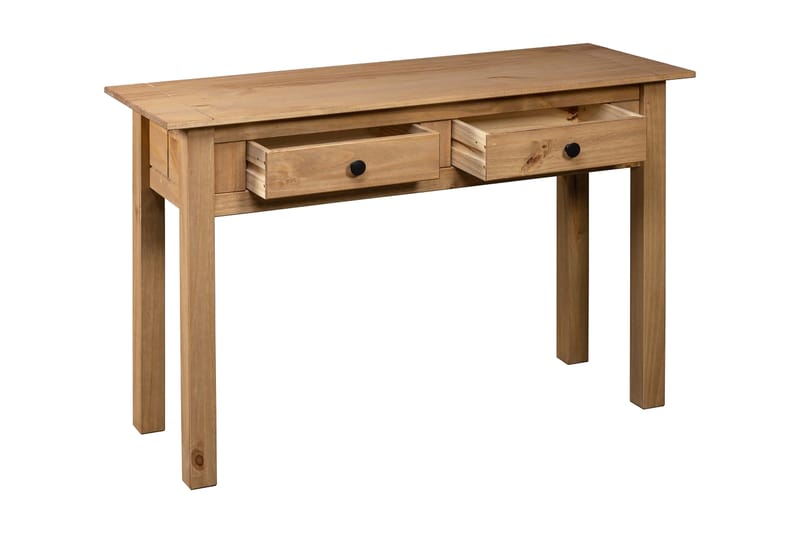 Konsolipöytä 110x40x72 cm täysi mänty Panama-sarja - Ruskea - Huonekalut - Pöytä & ruokailuryhmä - Apupöytä & sivupöytä - Tarjotinpöytä & pikkupöytä