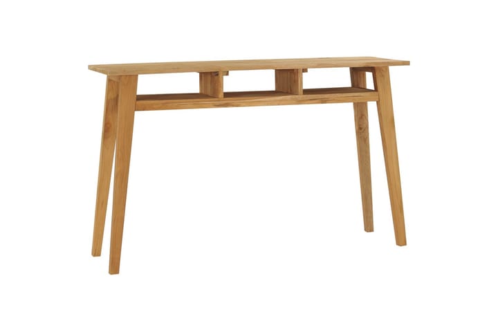 Konsolipöytä 120x35x75 cm täysi tiikki - Ruskea - Tarjotinpöytä & pikkupöytä - Lamppupöytä