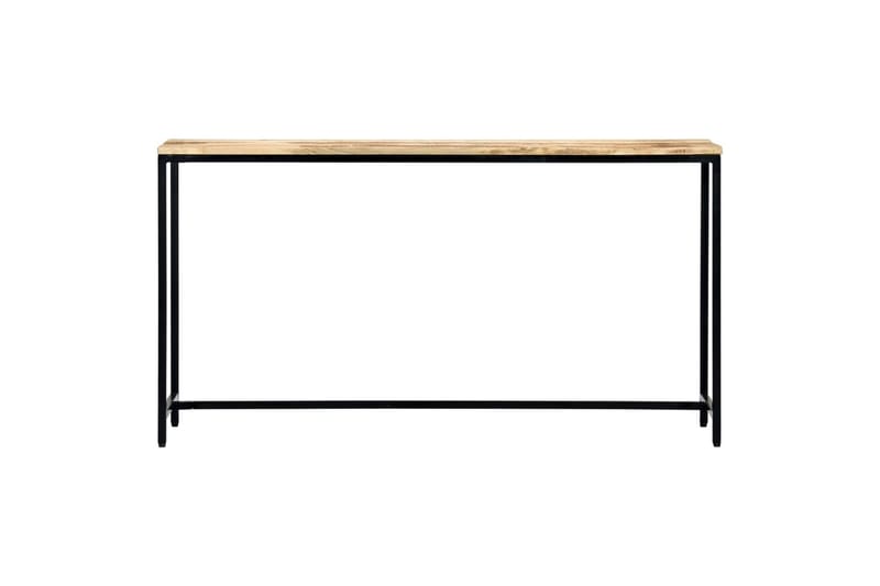 Konsolipöytä 140x35x76 cm täysi karkea mangopuu - Ruskea - Huonekalut - Pöytä & ruokailuryhmä - Apupöytä & sivupöytä - Tarjotinpöytä & pikkupöytä