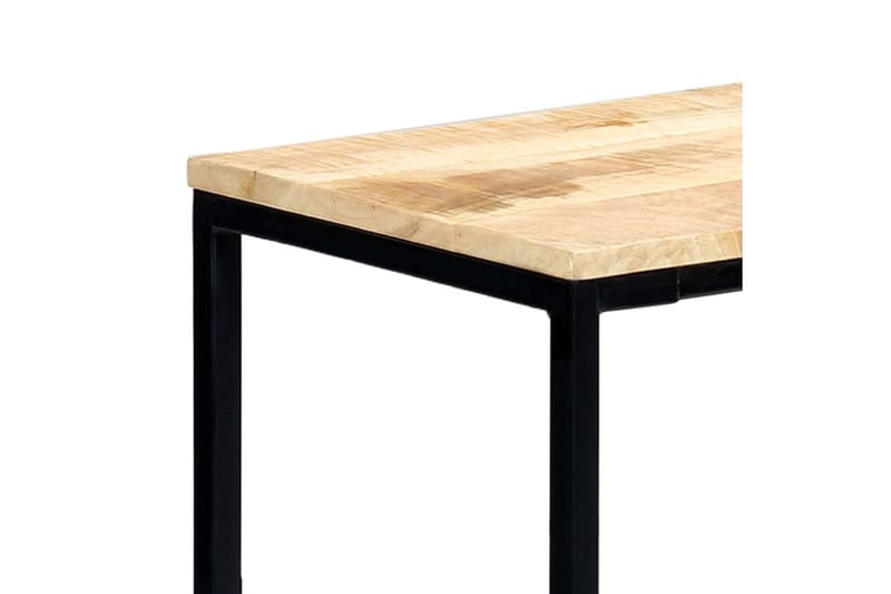 Konsolipöytä 140x35x76 cm täysi karkea mangopuu - Ruskea - Huonekalut - Pöytä & ruokailuryhmä - Apupöytä & sivupöytä - Tarjotinpöytä & pikkupöytä