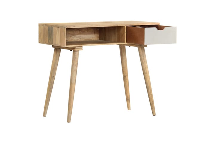 Konsolipöytä 89x44x76 cm täysi mangopuu - Ruskea - Tarjotinpöytä & pikkupöytä - Lamppupöytä