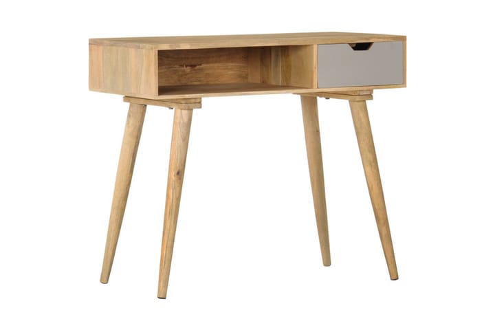 Konsolipöytä 89x44x76 cm täysi mangopuu - Ruskea - Tarjotinpöytä & pikkupöytä - Lamppupöytä