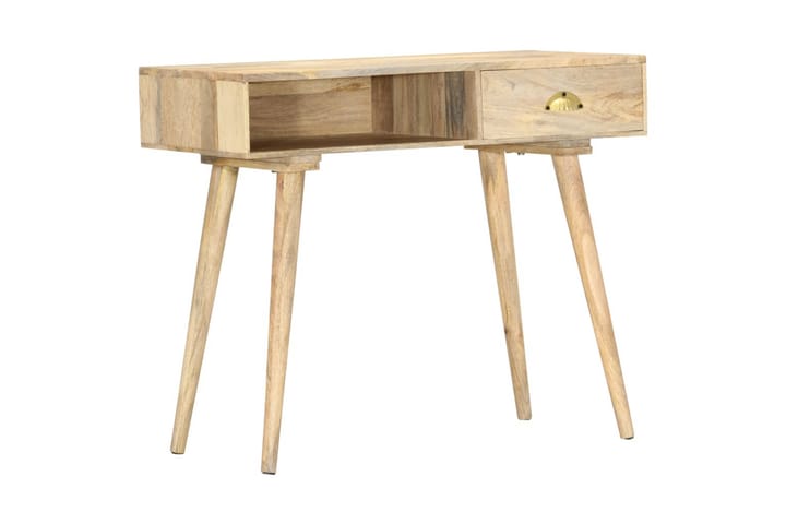 Konsolipöytä 90x45x75 cm täysi mangopuu - Ruskea - Lamppupöytä - Tarjotinpöytä & pikkupöytä