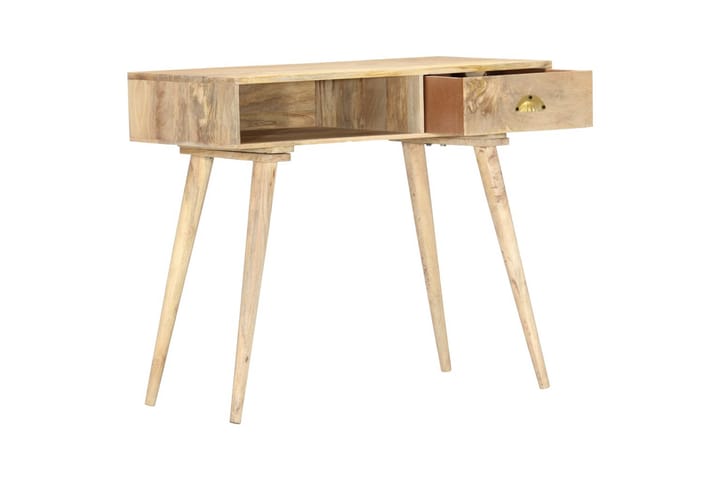 Konsolipöytä 90x45x75 cm täysi mangopuu - Ruskea - Lamppupöytä - Tarjotinpöytä & pikkupöytä