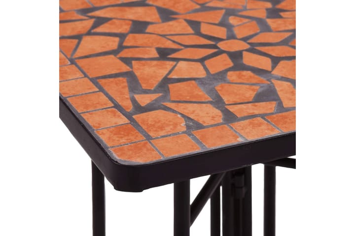 Mosaiikkisivupöytä terrakotta keramiikka - Ruskea - Lamppupöytä - Tarjotinpöytä & pikkupöytä
