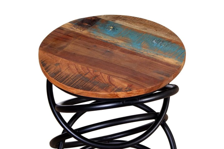 Päätypöytä Täysi Kierrätetty Puu - Ruskea - Lamppupöytä - Tarjotinpöytä & pikkupöytä