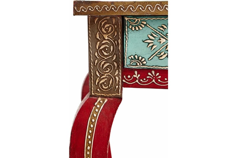 Ruokapöytä Villacian 38 cm - Punainen - Huonekalut - Pöytä & ruokailuryhmä - Apupöytä & sivupöytä - Tarjotinpöytä & pikkupöytä