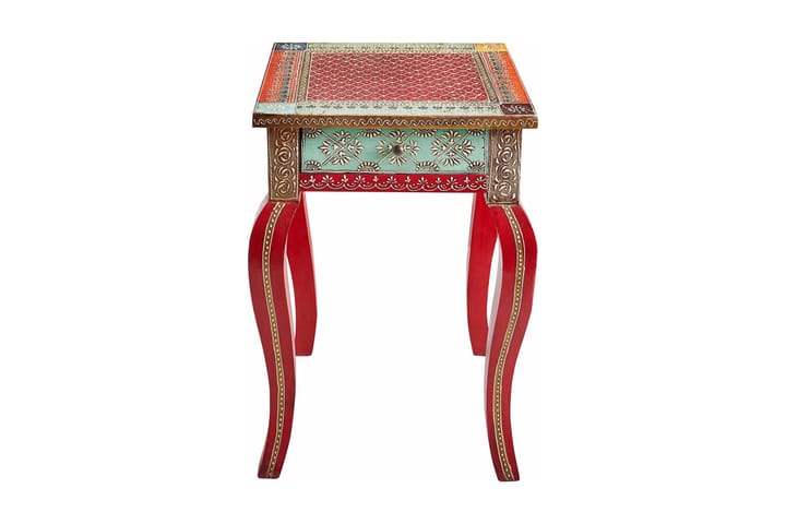 Ruokapöytä Villacian 38 cm - Punainen - Lamppupöytä - Tarjotinpöytä & pikkupöytä