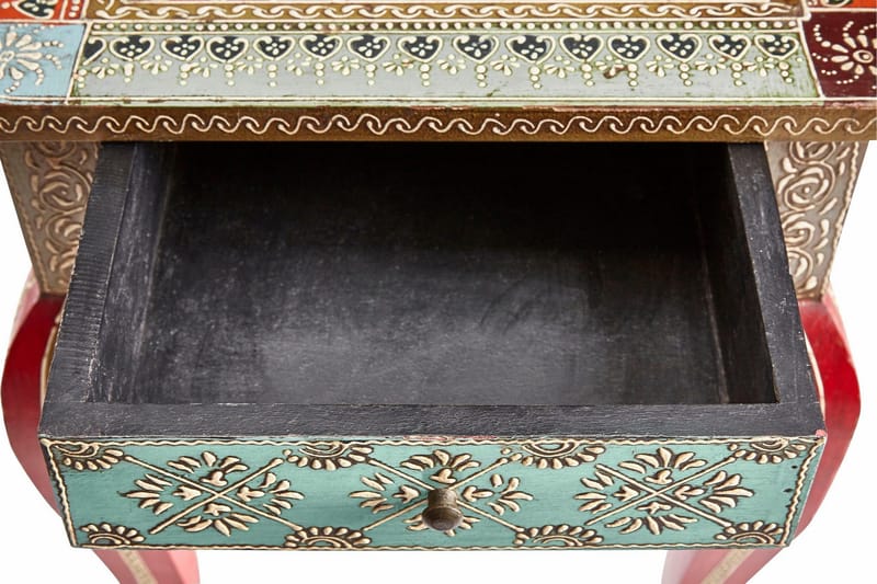 Ruokapöytä Villacian 38 cm - Punainen - Huonekalut - Pöytä & ruokailuryhmä - Apupöytä & sivupöytä - Tarjotinpöytä & pikkupöytä