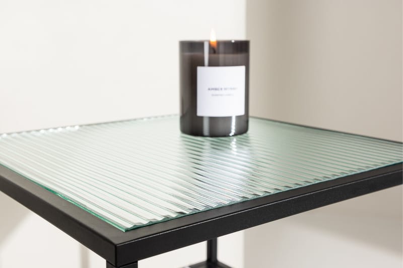 Sao Paulo Sivupöytä 40x40 cm - Musta - Huonekalut - Pöytä & ruokailuryhmä - Apupöytä & sivupöytä - Tarjotinpöytä & pikkupöytä