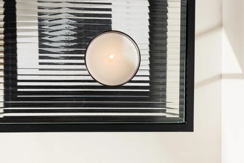 Sao Paulo Sivupöytä 40x40 cm - Musta - Huonekalut - Pöytä & ruokailuryhmä - Apupöytä & sivupöytä - Tarjotinpöytä & pikkupöytä