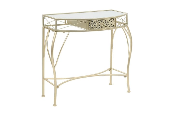 Senkki ranskalaistyylinen metalli 82x39x76 cm kulta - Kulta - Lamppupöytä - Tarjotinpöytä & pikkupöytä