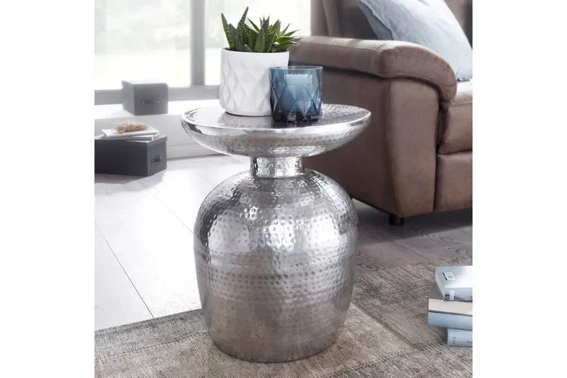 Sidobord & lampbord Wohnling Silver, undefined