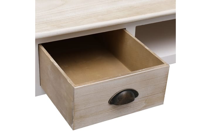 Sivupöytä 110x45x76 cm puu - Ruskea - Lamppupöytä - Tarjotinpöytä & pikkupöytä