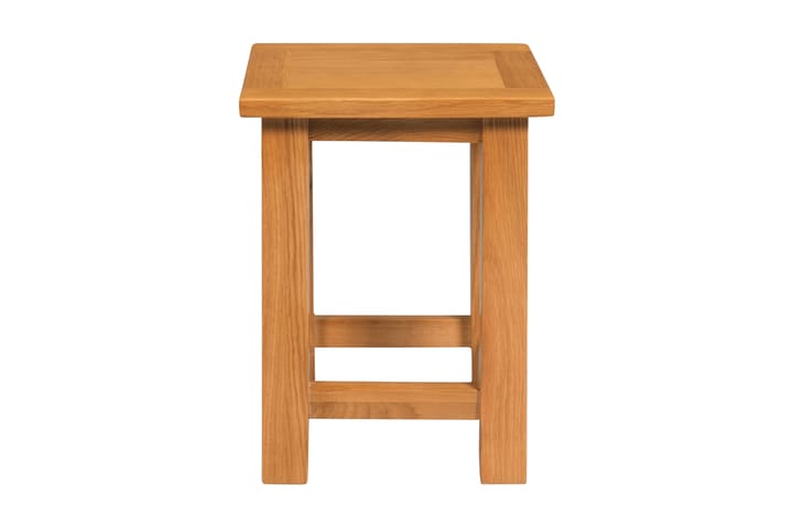 Sivupöytä 27x24x37 cm täysi tammi - Ruskea - Lamppupöytä - Tarjotinpöytä & pikkupöytä