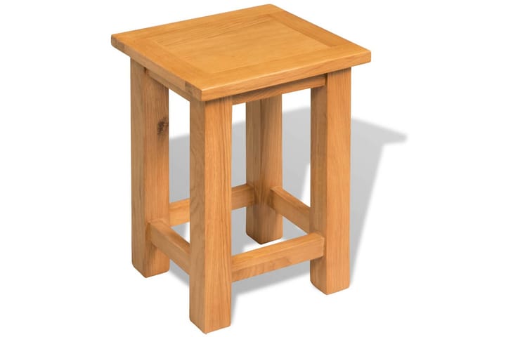Sivupöytä 27x24x37 cm täysi tammi - Ruskea - Lamppupöytä - Tarjotinpöytä & pikkupöytä