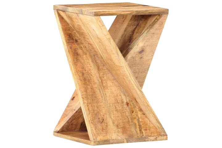Sivupöytä 35x35x55 cm täysi mangopuu - Ruskea - Tarjotinpöytä & pikkupöytä - Lamppupöytä