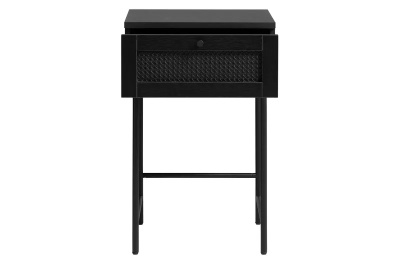Sivupöytä Benzem 45 cm - Musta - Huonekalut - Pöytä & ruokailuryhmä - Apupöytä & sivupöytä - Tarjotinpöytä & pikkupöytä