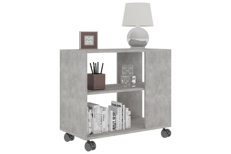 Sivupöytä betoninharmaa 70x35x55 cm lastulevy - Huonekalut - Pöytä & ruokailuryhmä - Apupöytä & sivupöytä - Tarjotinpöytä & pikkupöytä