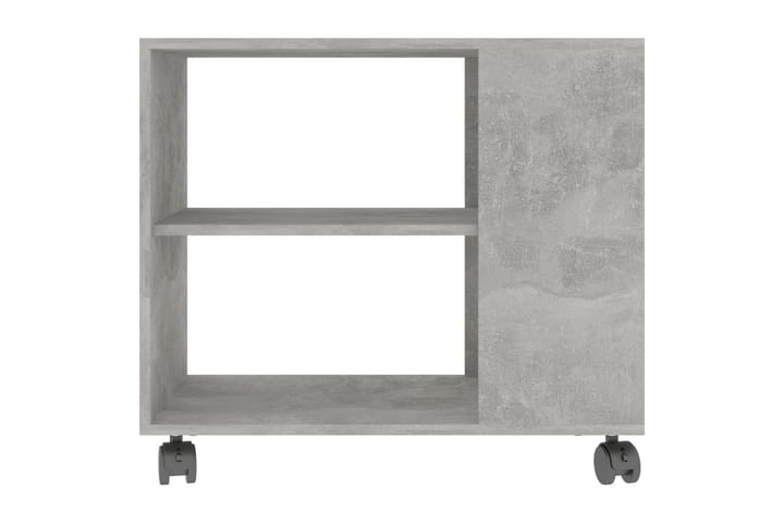 Sivupöytä betoninharmaa 70x35x55 cm lastulevy - Lamppupöytä - Tarjotinpöytä & pikkupöytä