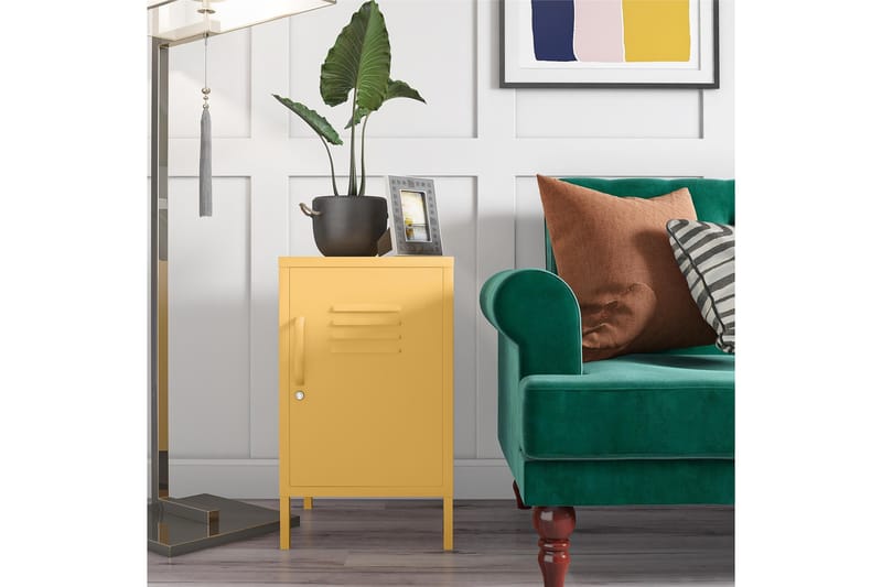 Sivupöytä Cache 38 cm Keltainen - Novogratz - Huonekalut - Pöytä & ruokailuryhmä - Apupöytä & sivupöytä - Tarjotinpöytä & pikkupöytä