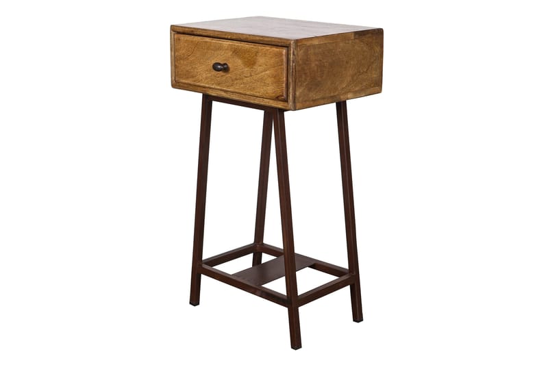 Sivupöytä Caelestis 45 cm - Luonnonväri/Metalli - Huonekalut - Pöytä & ruokailuryhmä - Apupöytä & sivupöytä - Tarjotinpöytä & pikkupöytä